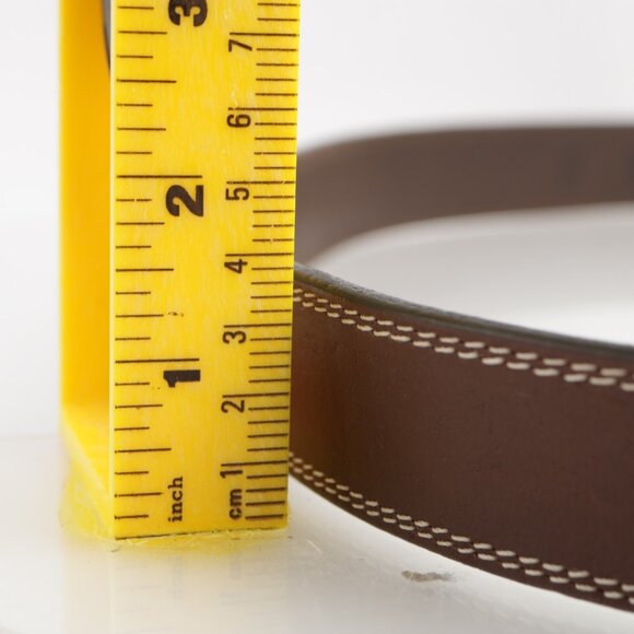 Timberland PRO Mens Belt Size 52 3XL Brown Leather 1 1/2" Wide Casual Work - Picture 6 of 14